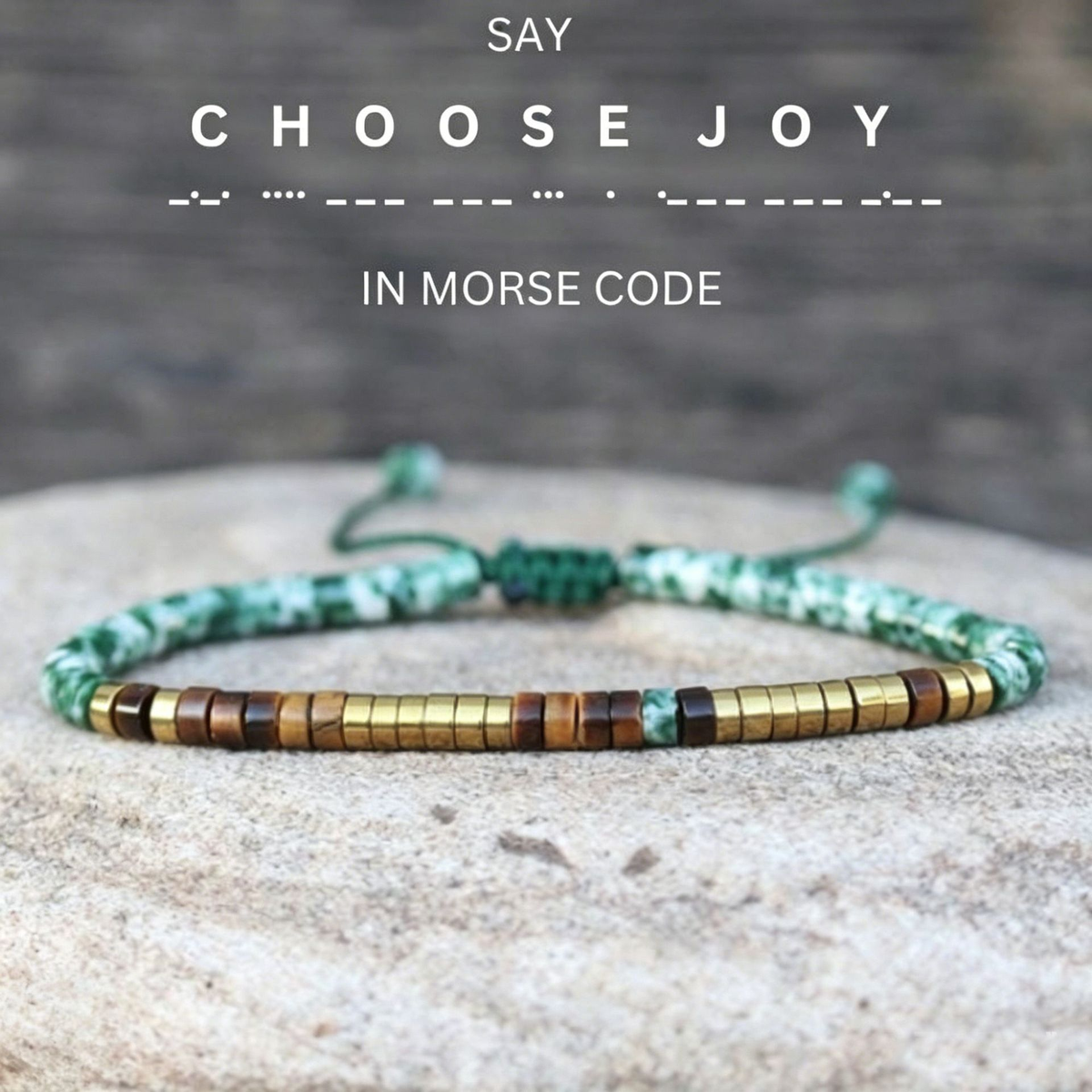 Jewelance™ CodedBracelet 1+1 GRATIS: Stilfuldt Og Meningsfuldt Kodebesked Modearmbånd