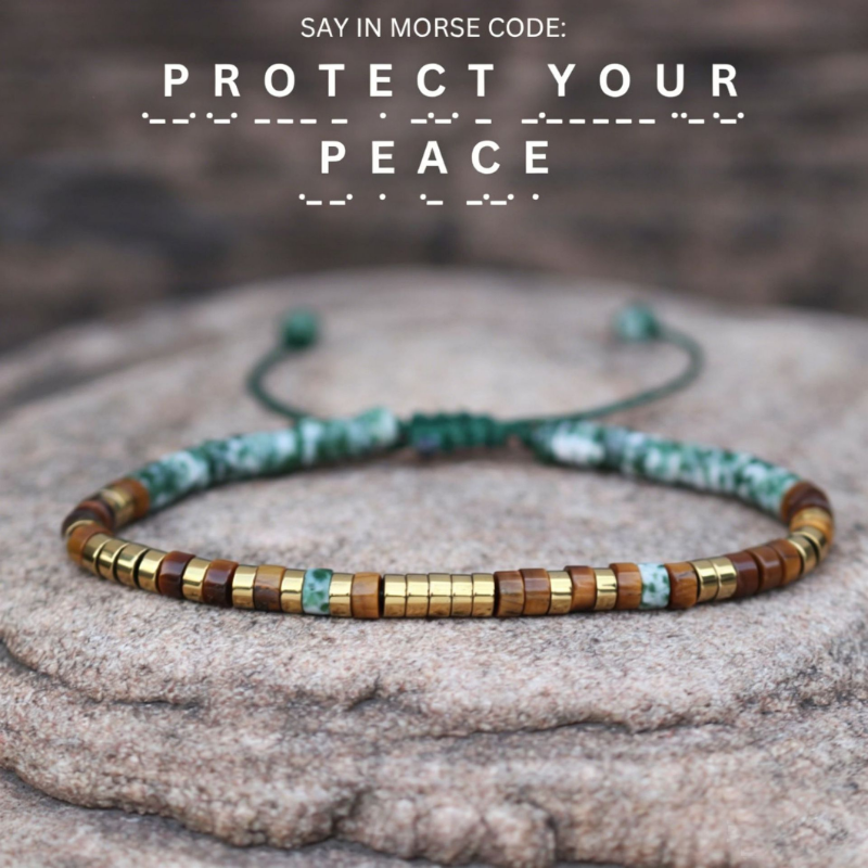 Jewelance™ CodedBracelet 1+1 GRATIS: Stilfuldt Og Meningsfuldt Kodebesked Modearmbånd