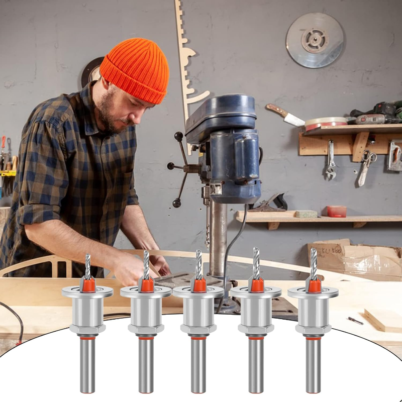 DrillBits - Premium Præcise Justerbare Forsænkningsbor Sæt