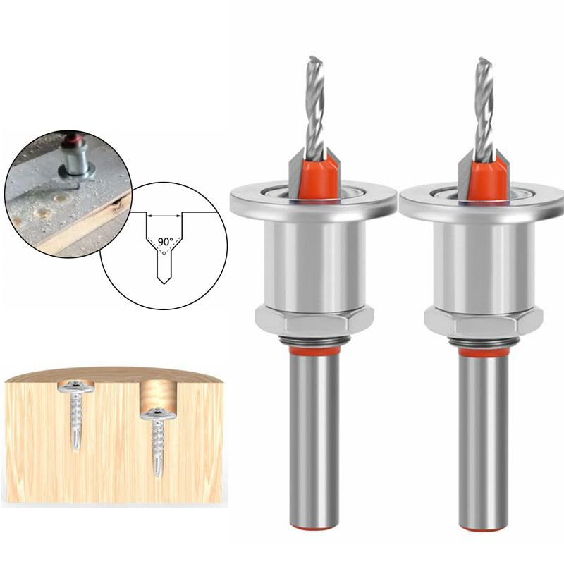 DrillBits - Premium Præcise Justerbare Forsænkningsbor Sæt