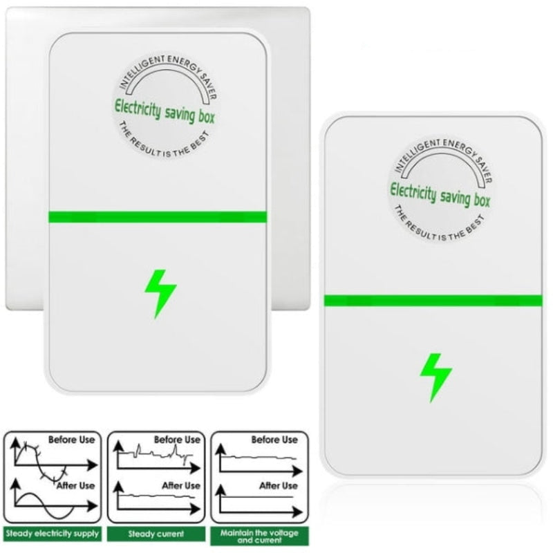 Globetrek° SaverDevice 1+1 GRATIS: Smart Strøm Energi Tilslutnings- Sparer Enhed