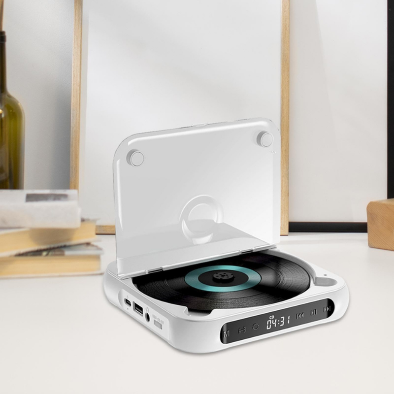 CDPlayer: Bærbar Bluetooth Og Kablet CD-Afspiller