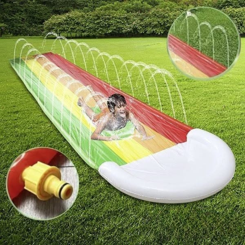 Kletshuts™ WaterSlide: Hurtig-Opsætning Oppustelig Vandrutsjebane