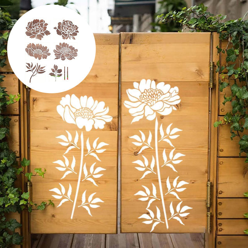 FlowerDecor - DIY Blomster Stencil Dekoration