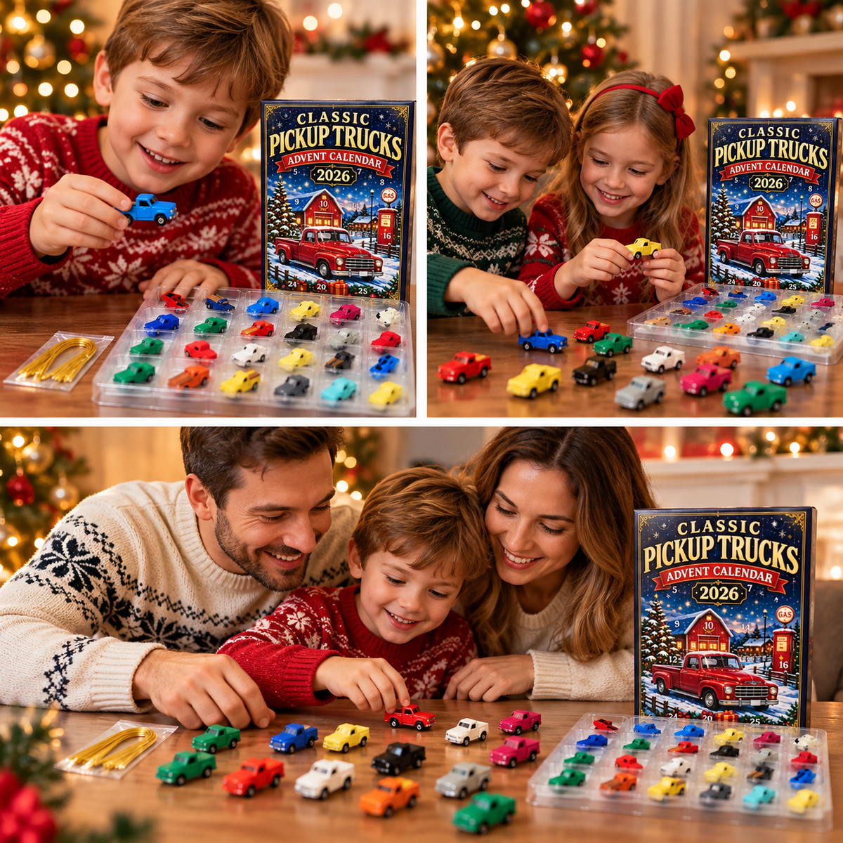 ClassicRide - 24 Dage 3D Klassisk Ride Biler Julekalender
