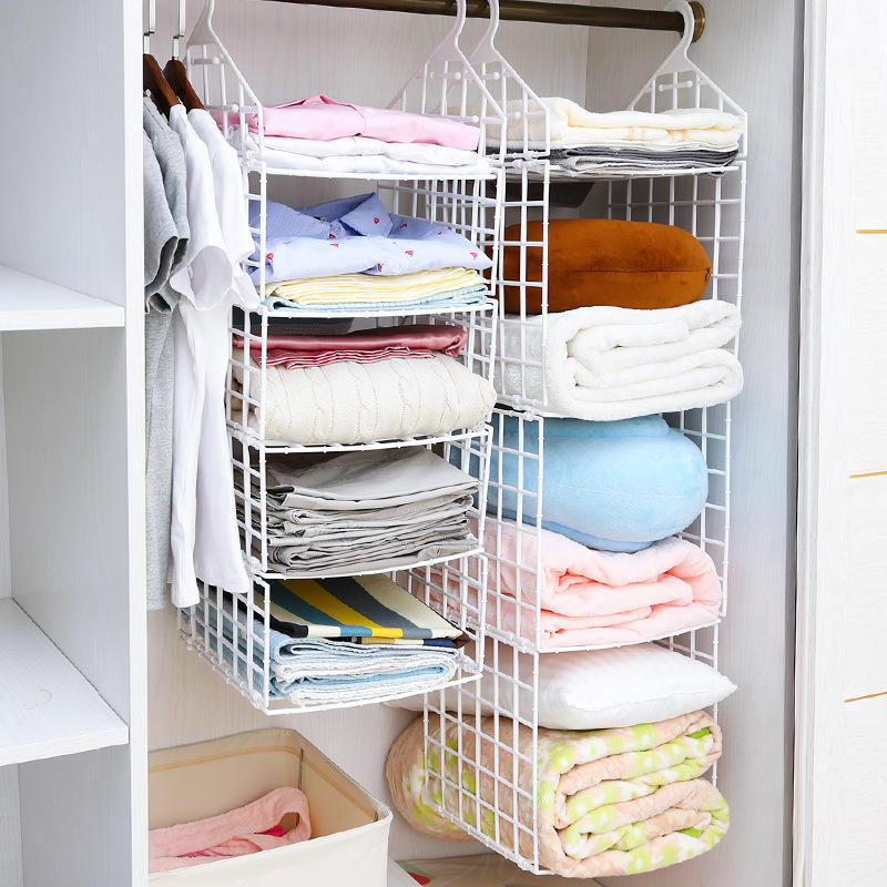 GlideHold® HangingOrganizer: Pladsbesparende Multi-Lags Vertikal Hængende OpbevaringsOrganizer