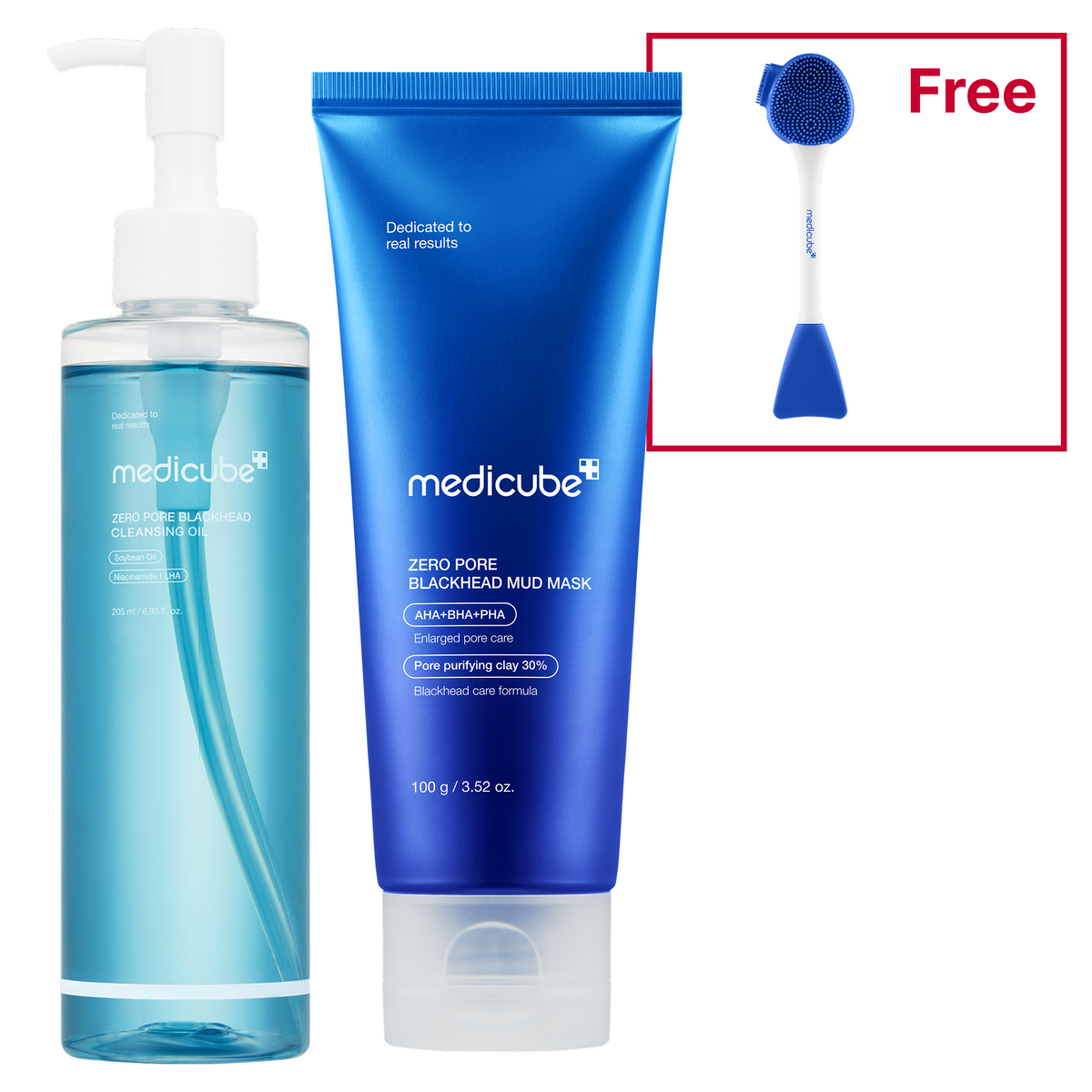 Lermaske mod hudorme med 5 typer ler samt AHA, BHA og PHA, 100 g