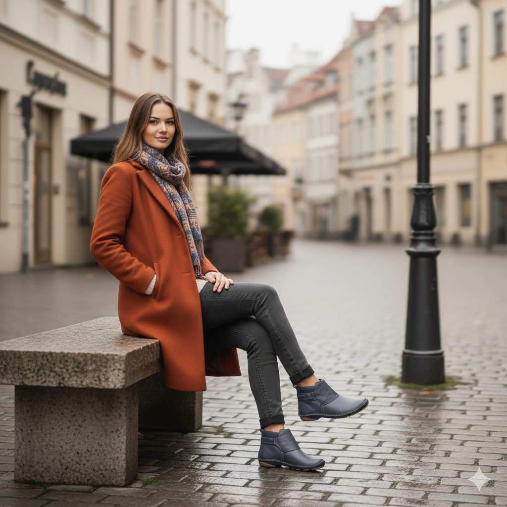 Icone™ ElegantBoots: Stilfuld Blød Og Fleksibel Ankel Elegant Støvler
