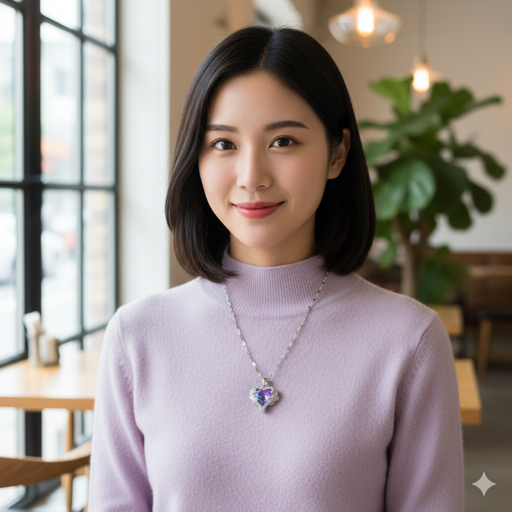 Jewelance™ CrystalHeart 1+1 GRATIS - Elegant Funklende Premium Krystal Hjerte Vedhæng