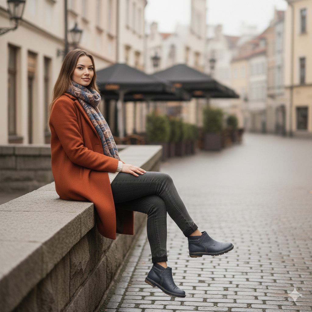 Icone™ ElegantBoots: Stilfuld Blød Og Fleksibel Ankel Elegant Støvler