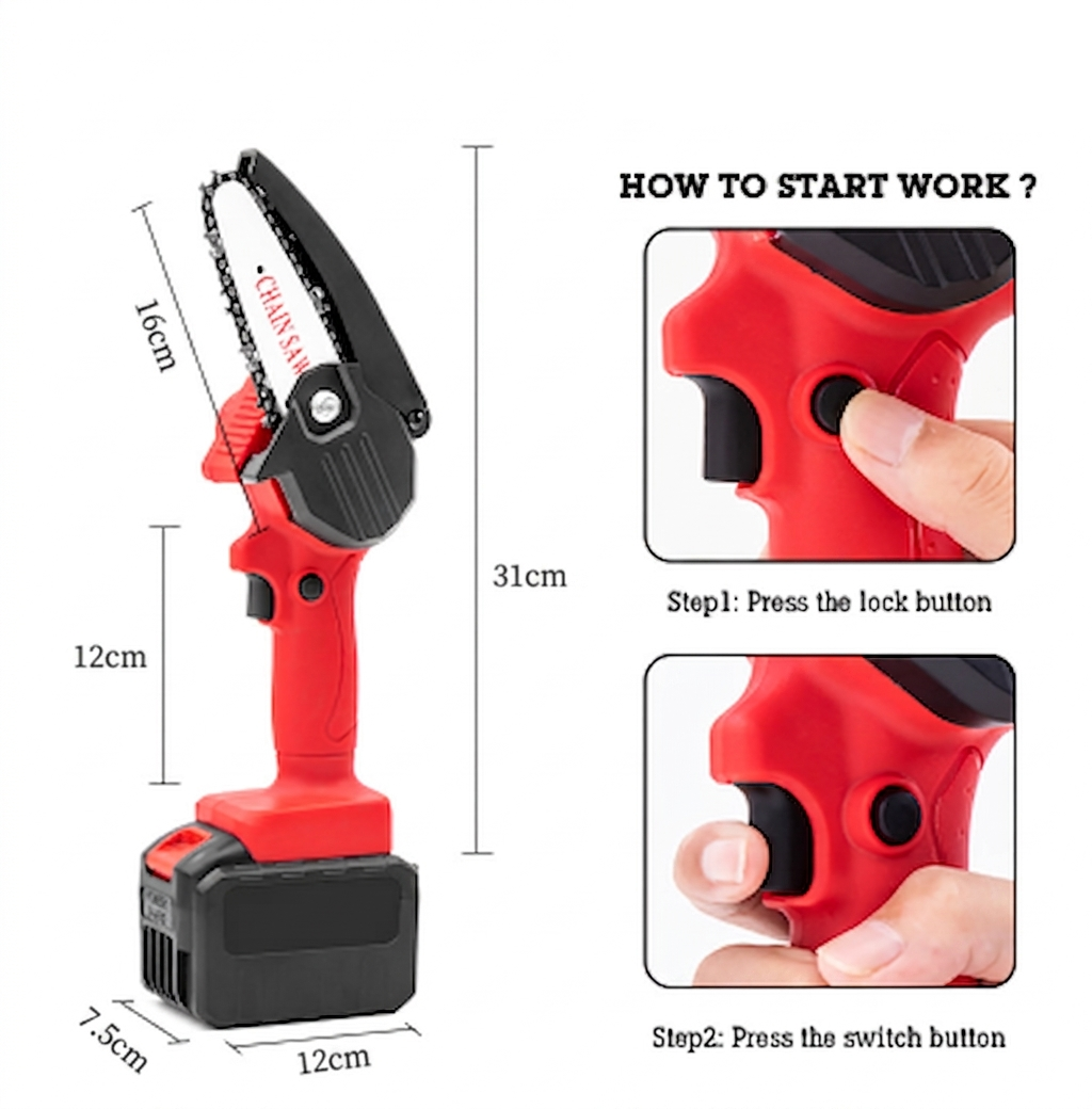 PortableChainsaw™ - Mini Multifunktionel Håndholdt Bærbar Skæresav