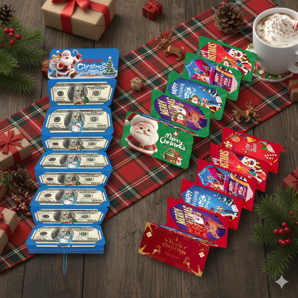 FestiveEnvelope 1+2 GRATIS: Kreativ Holdbar Festlig Konvolut