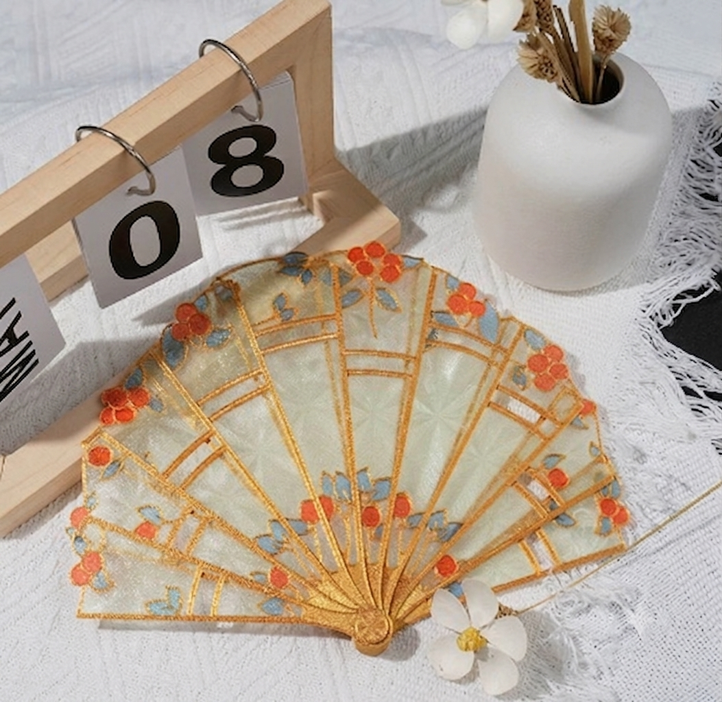 HandFan - Magisk Og Elegant Intrikat Design Håndvifte Tilbehør