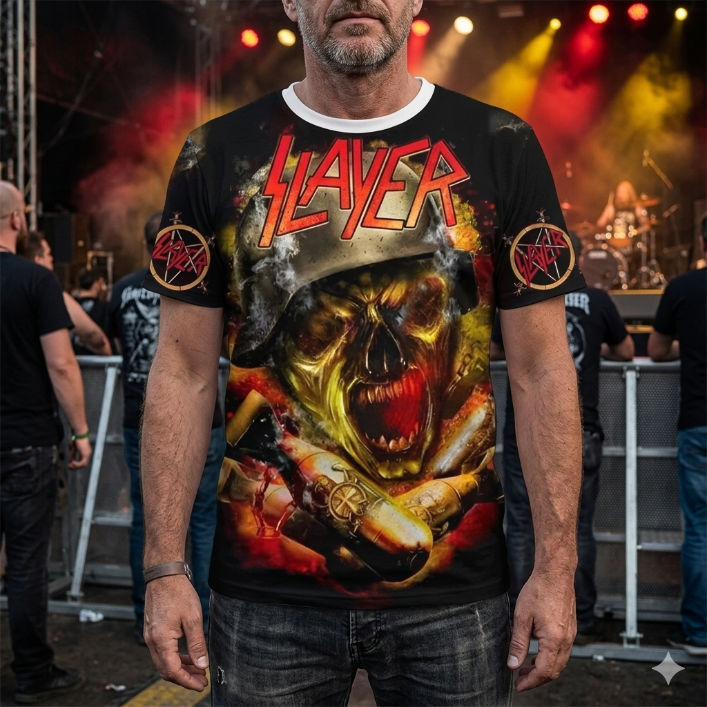 Icone™ SlayerShirt: Ultimativ Komfort Moderne Pasform Daglig Slayer Shirt