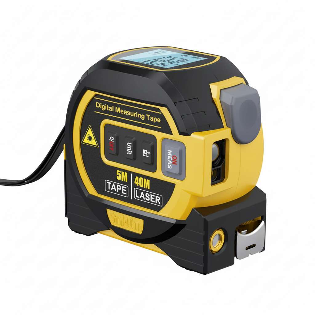InfralaserTape - 3-In-1 Infrarød Laser Bånd Mål