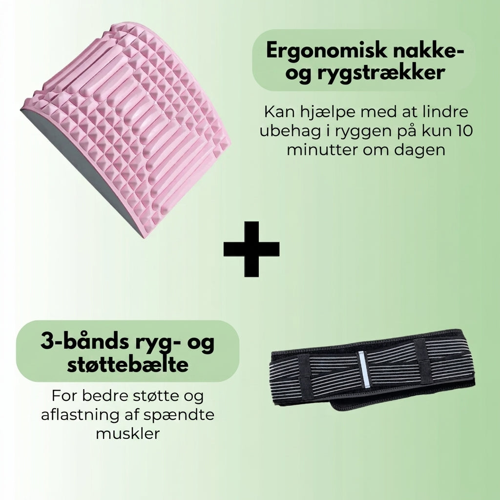3-Bånd Rygbælte – Maksimal støtte og smertelindring