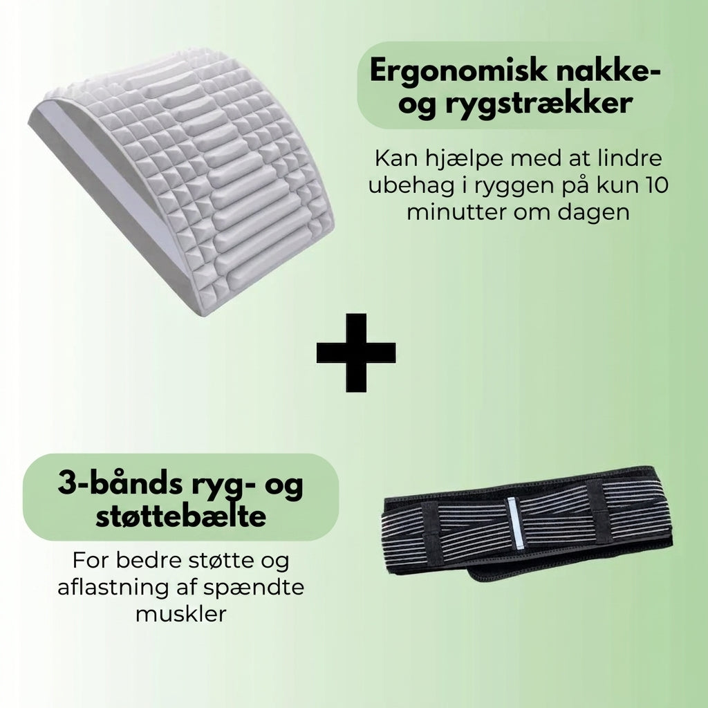 3-Bånd Rygbælte – Maksimal støtte og smertelindring