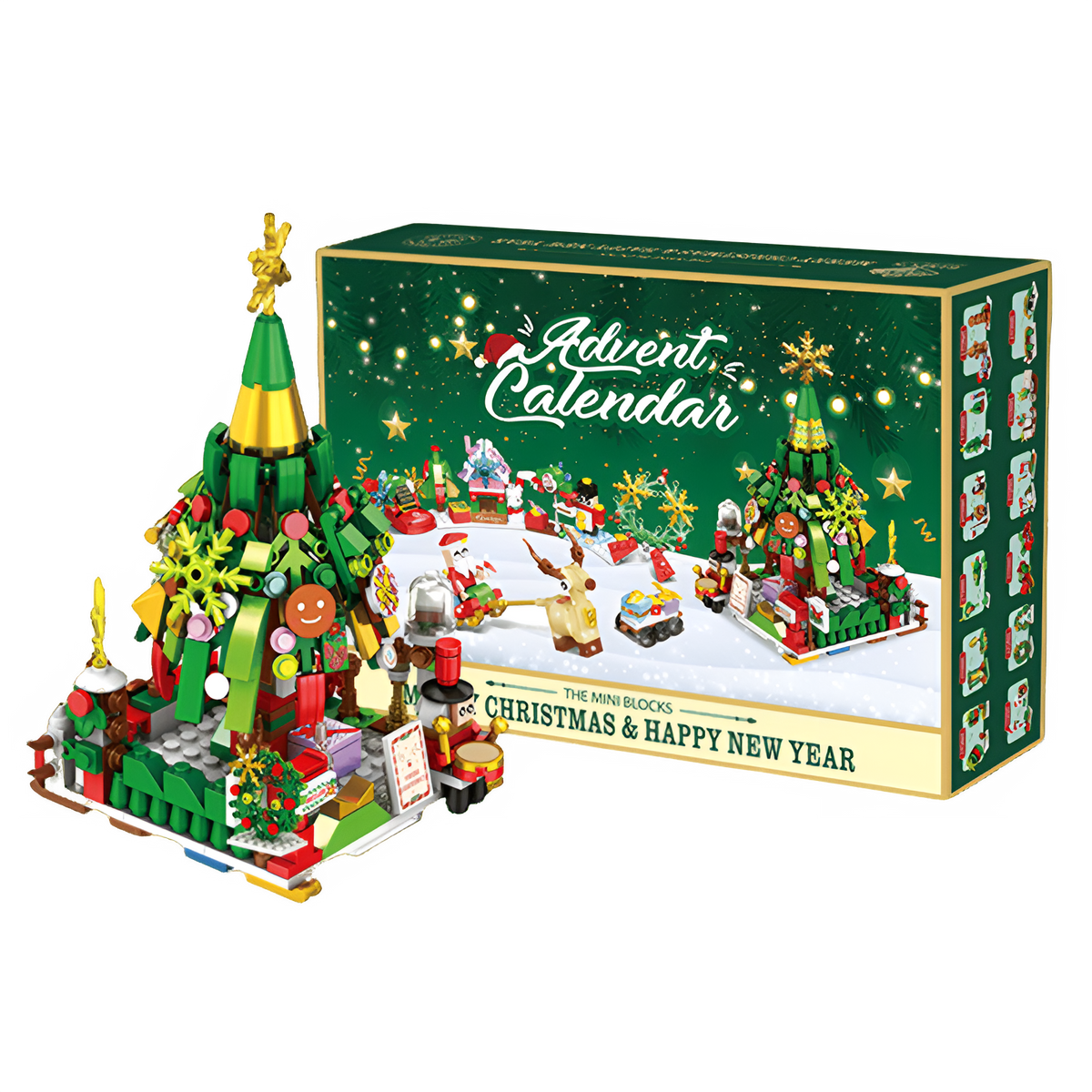 ChristmasBlocks: Jule Advents Kalender Byggeklodser Sæt