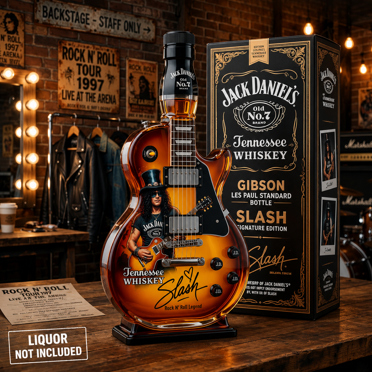 GuitarDecanter™ - Premium Samlerens Guitar-Inspirerede Dekanter