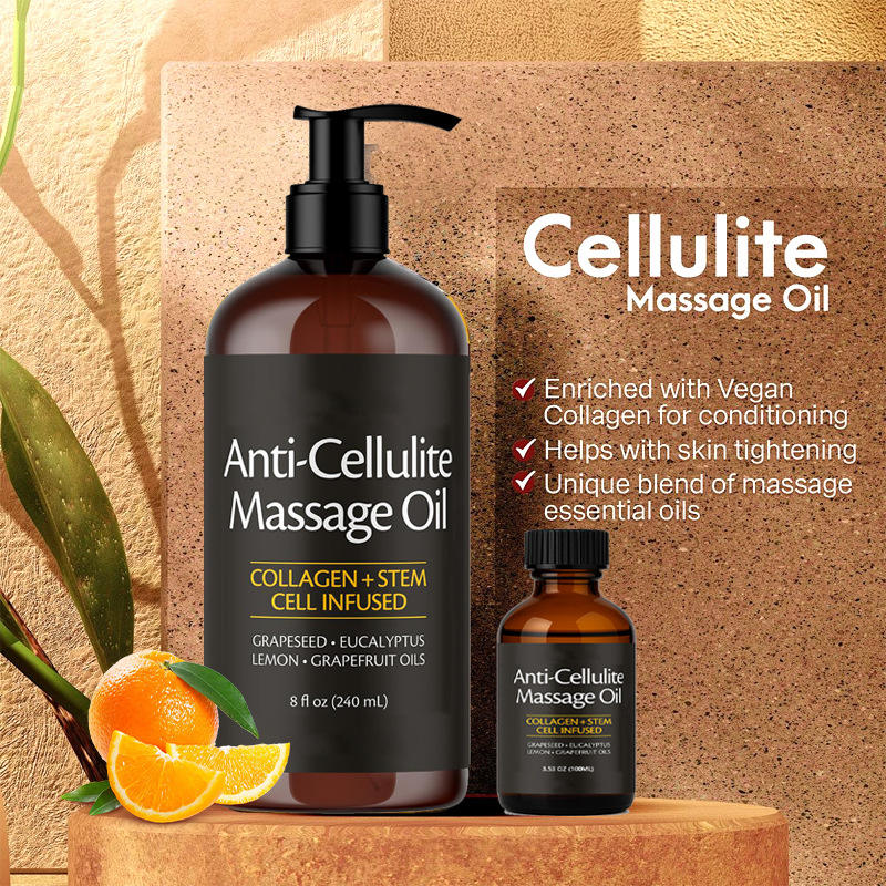 CollagenOil - Krop Og Hudpleje Anti Cellulite Fugtighedsgivende Kollagenolie