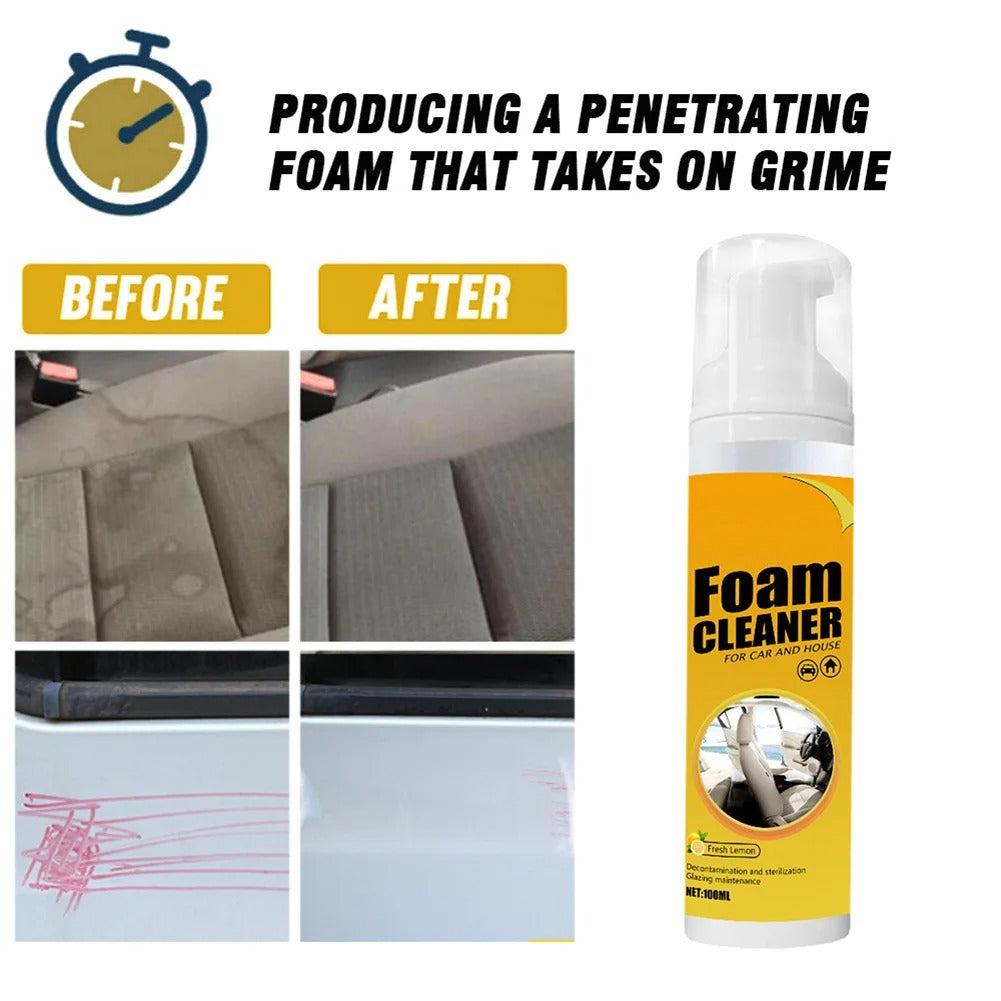Cleaner Pro° FoamCleaner: Multifunktionel Hjem Og Bil Rengøring Skumspray