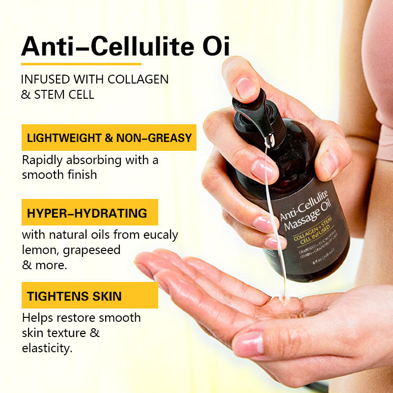 CollagenOil - Krop Og Hudpleje Anti Cellulite Fugtighedsgivende Kollagenolie
