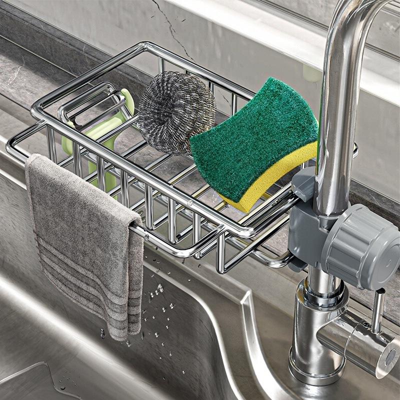 Globetrek° DrainRack 1+1 GRATIS - Justerbar Køkkenvask Og Badeværelses Afløbs Rack
