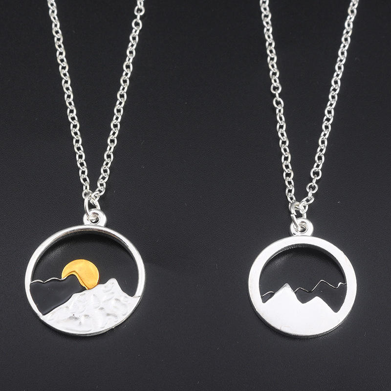 Jewelance™ MountainNecklace 1+1 GRATIS: Mode Klassisk Bjerg Vedhæng Halskæde