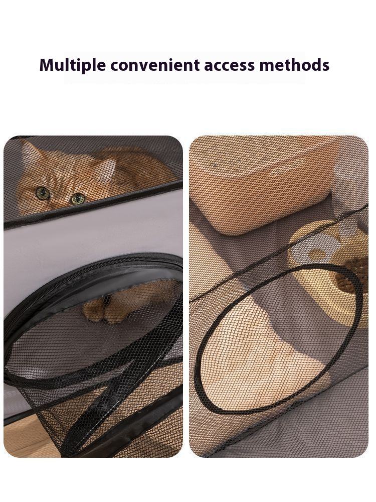 Catfri® CatPlaypen: Indendørs og Udendørs Foldbar Katlegegård Telt