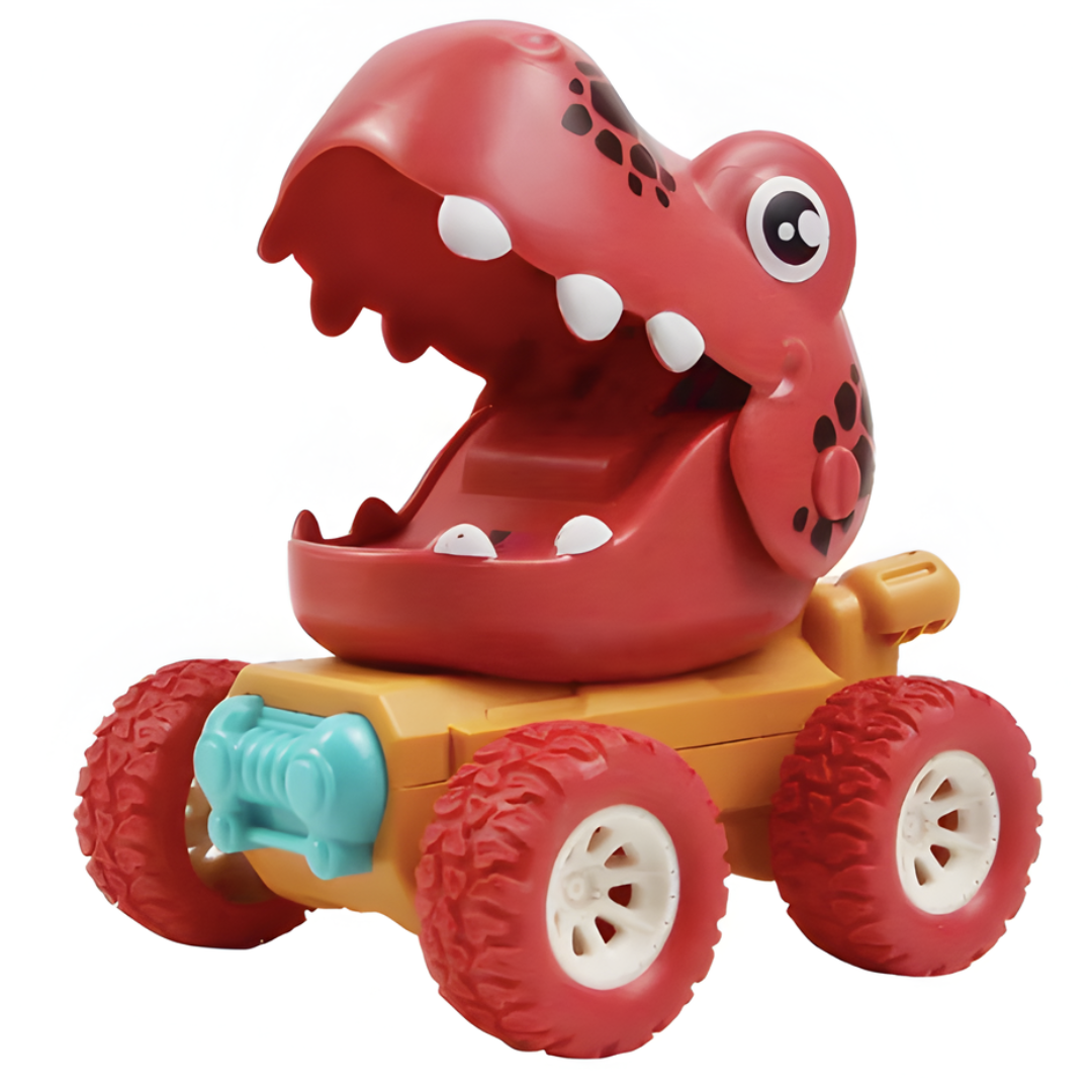 Kletshuts™ DinosaurToy: Sjovt Og Let Træk Tilbage Design Bil Dinosaur Legetøj