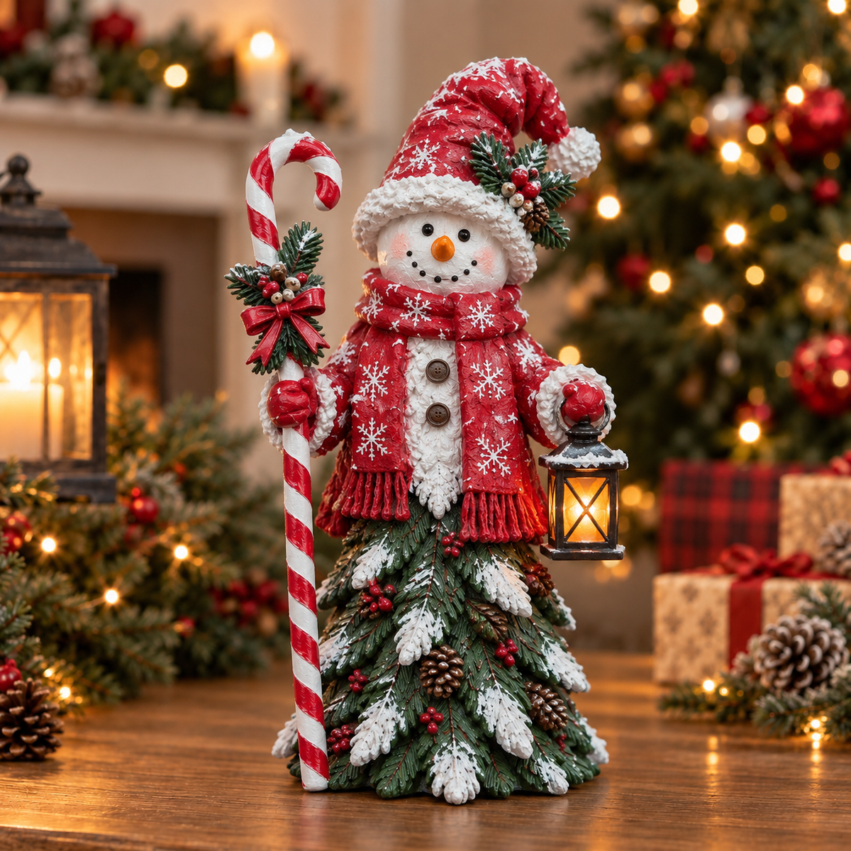 ChristmasFigurines - Juleferie Fantastiske Heks Figurer Dekoration