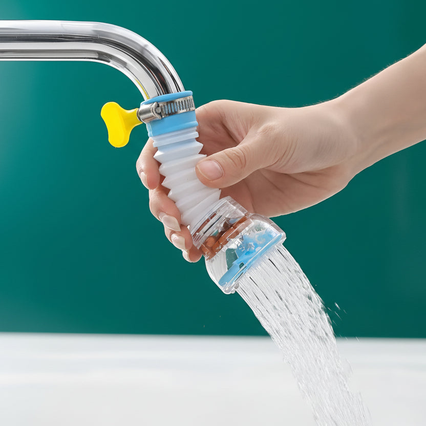 Globetrek° FaucetPro: Universel Pasform Højt-Tryks Filtreret Propeller Vandhane Pro