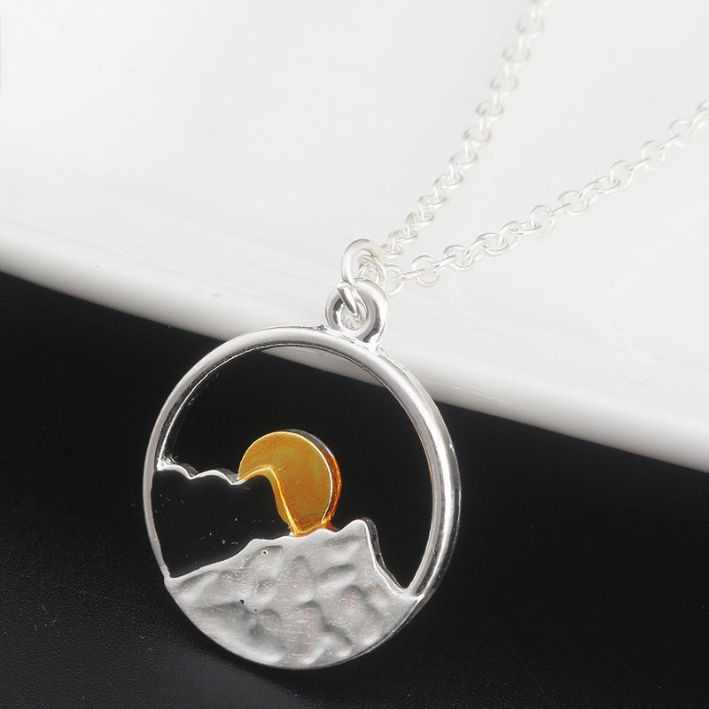 Jewelance™ MountainNecklace 1+1 GRATIS: Mode Klassisk Bjerg Vedhæng Halskæde