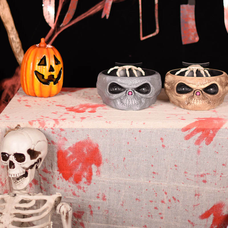 Kletshuts™ CandyBowl - Halloween Uhyggelig Slikskål Med Skelet Hænder