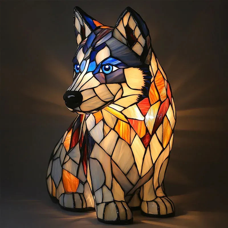 Lysende hund – håndlavet lampe, der varmer hjertet