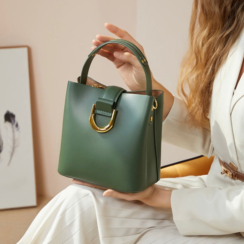 Icone™ BucketBag: Casual Elegant Minimalistisk Og Stilfuld Bucket Bag