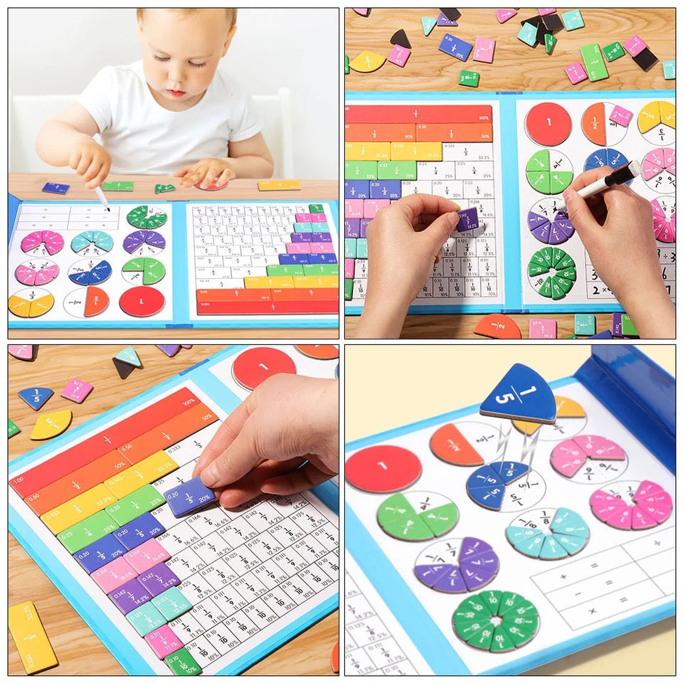 Kletshuts™ MathGame: Pædagogisk Magnetisk Børn Matematik Puslespil Spil