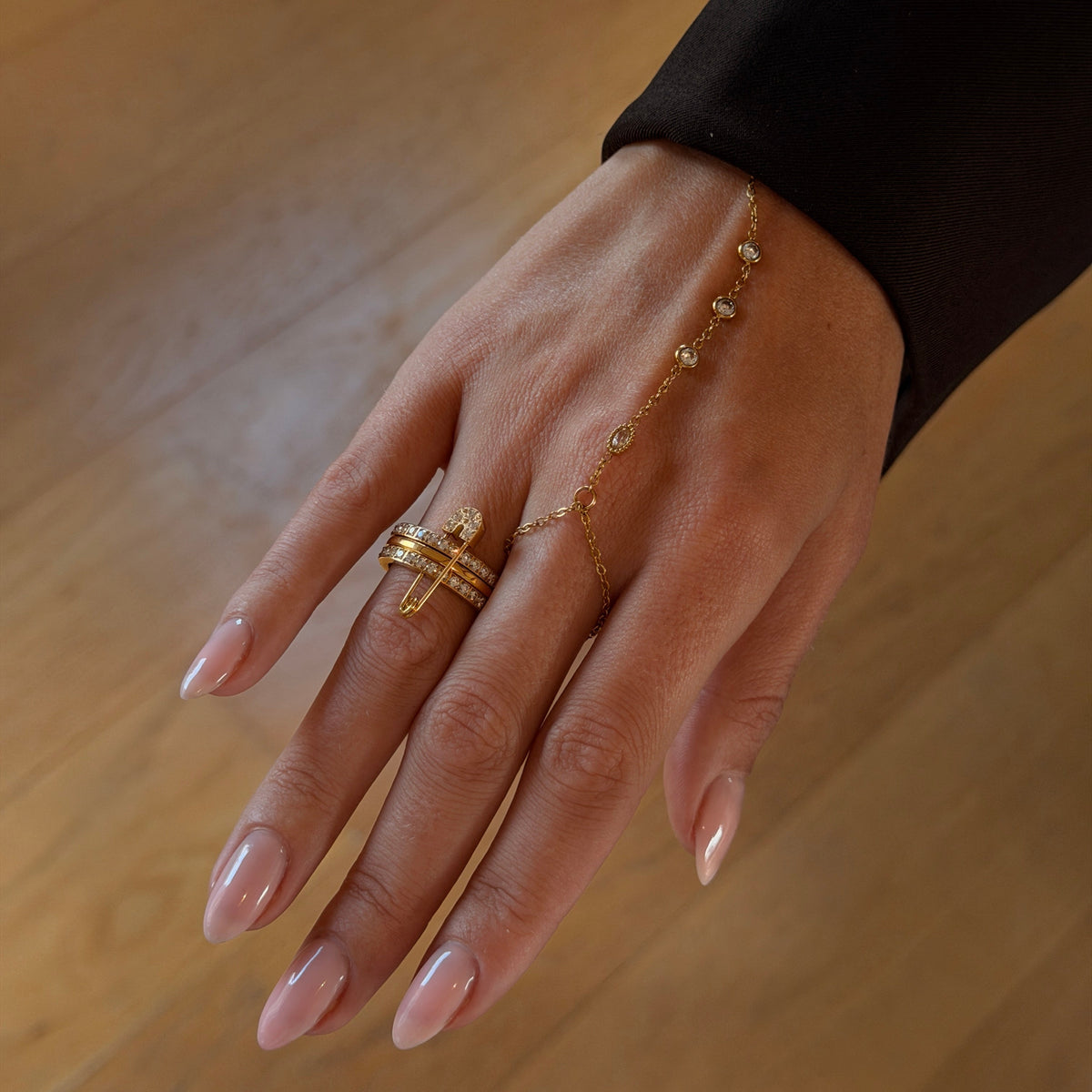 Jewelance™ HandChain 1+1 GRATIS: Elegant Delikat Minimalistisk Håndkæde