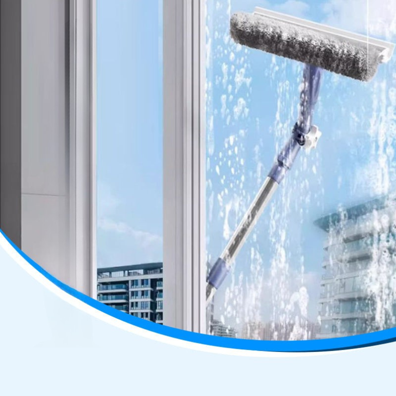 Cleaner Pro° WindowWiper: Nem Rengøring Letvægts Fleksibel Vinduesvasker
