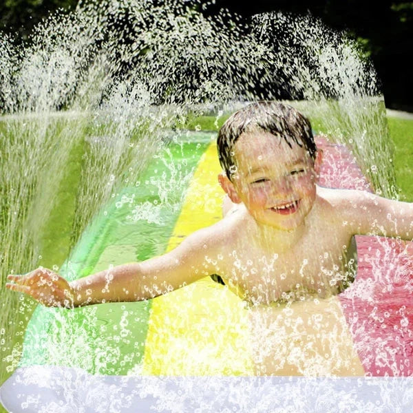 Kletshuts™ WaterSlide: Hurtig-Opsætning Oppustelig Vandrutsjebane