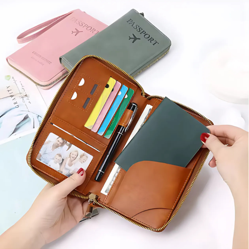 Icone™ TravelWallet 1+1 GRATIS: Alt I Én Pasholder Og Rejsetegnebog