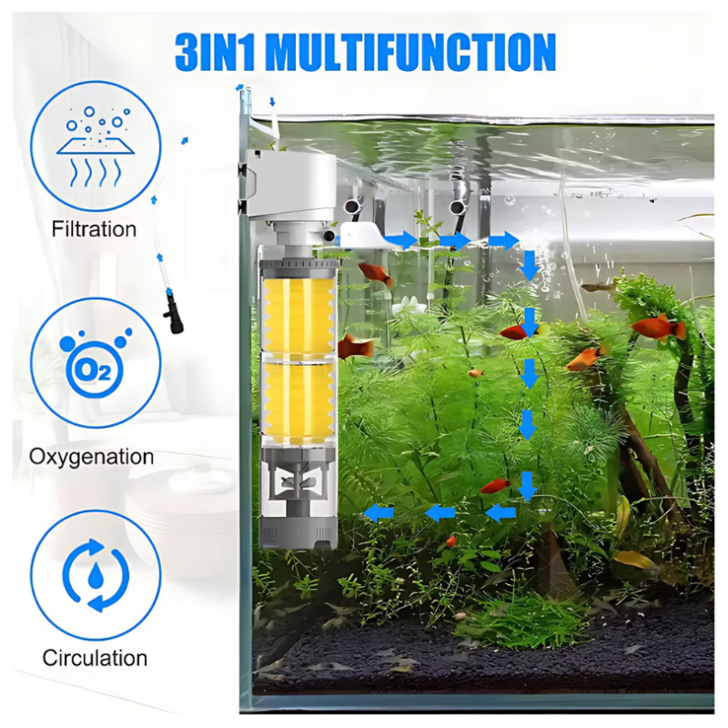 AquariumFilter: Vandcirkulation Og Filtrering Akvarie Filter Sæt