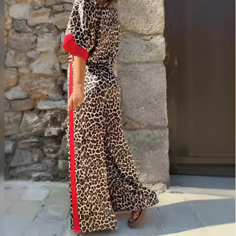 Icone™ LeopardOutfit: Komfort Hele Dagen Med 2-Delt LeopardOutfit Sæt
