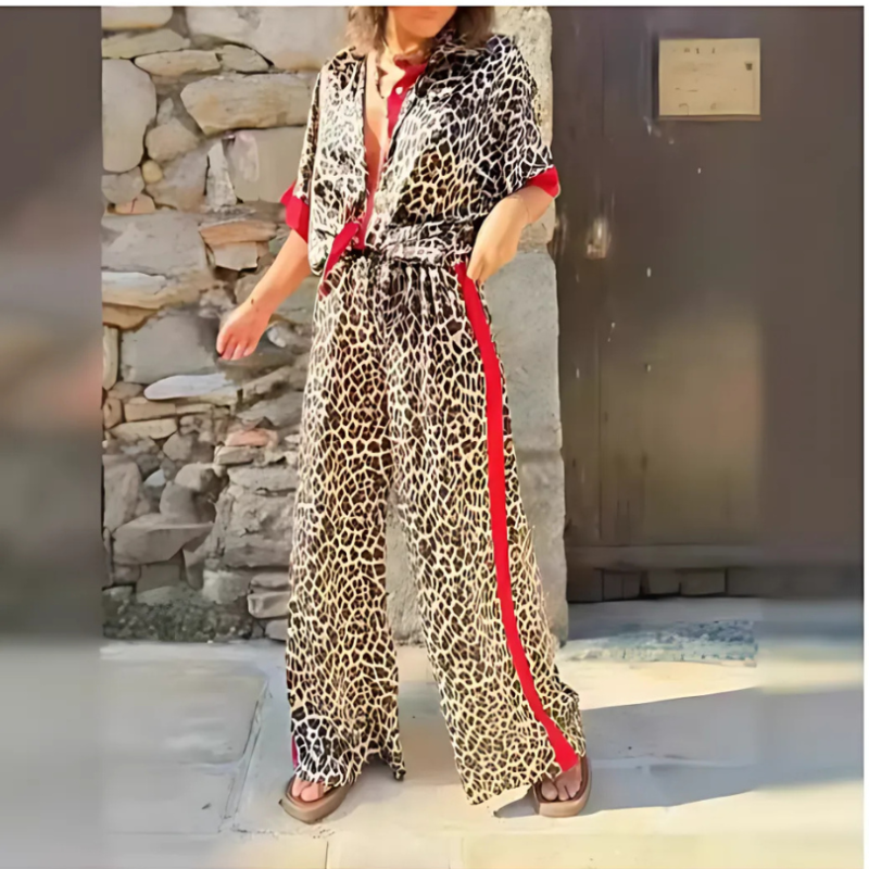 Icone™ LeopardOutfit: Komfort Hele Dagen Med 2-Delt LeopardOutfit Sæt