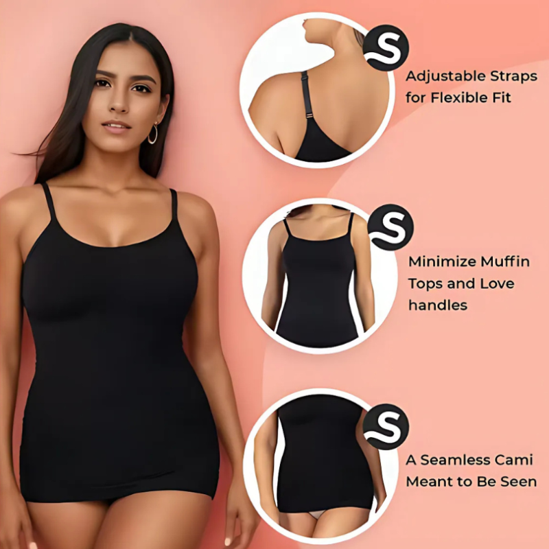 Icone™ ShapingTop 1+1 GRATIS: Heldagsformende Camisole-Top Med Sømløs Slank Pasform
