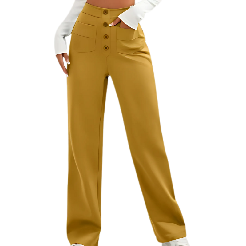 Icone™ FlexTrousers: Høj Taljet Alle Dag Komfort Fleksibel Bukser
