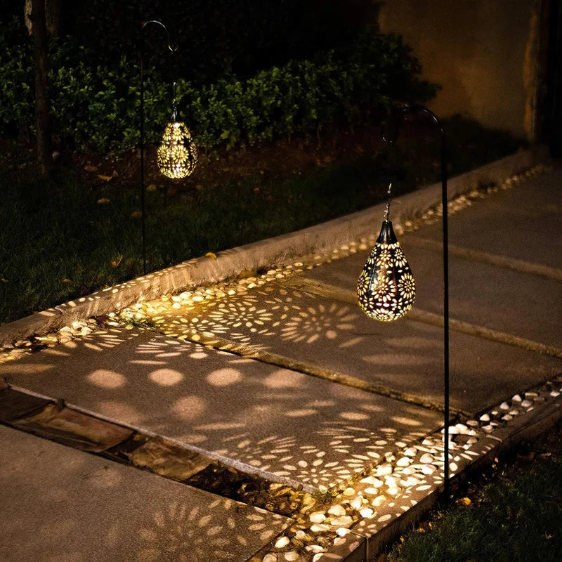 Ledsen™ DropLight: Solenergi Drevet Udendørs Have  Belysning