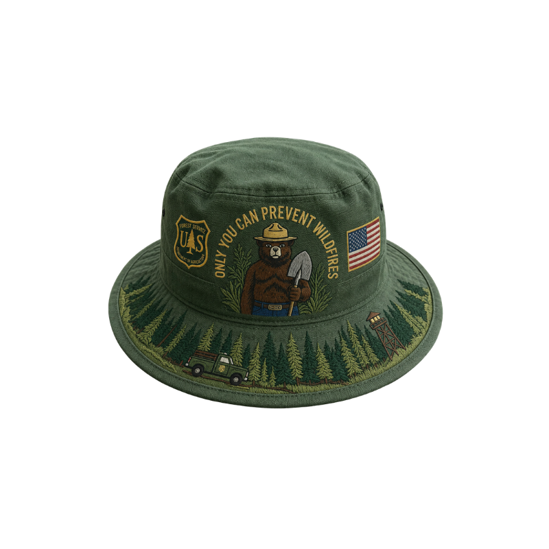 Icone™ BoonieHat - Komfortabel Udendørs Eventyr Boonie Hat Med Trykt Design