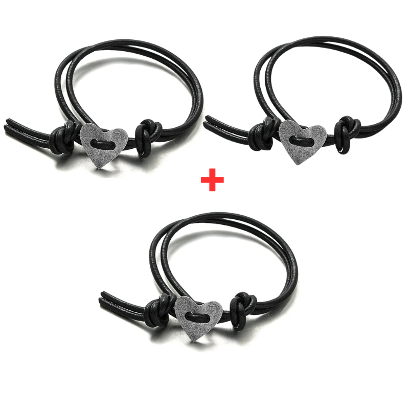 Jewelance™ KnottedBracelet 1+2 GRATIS - Bohème Med Knuder Hjerte Sten Armbånd