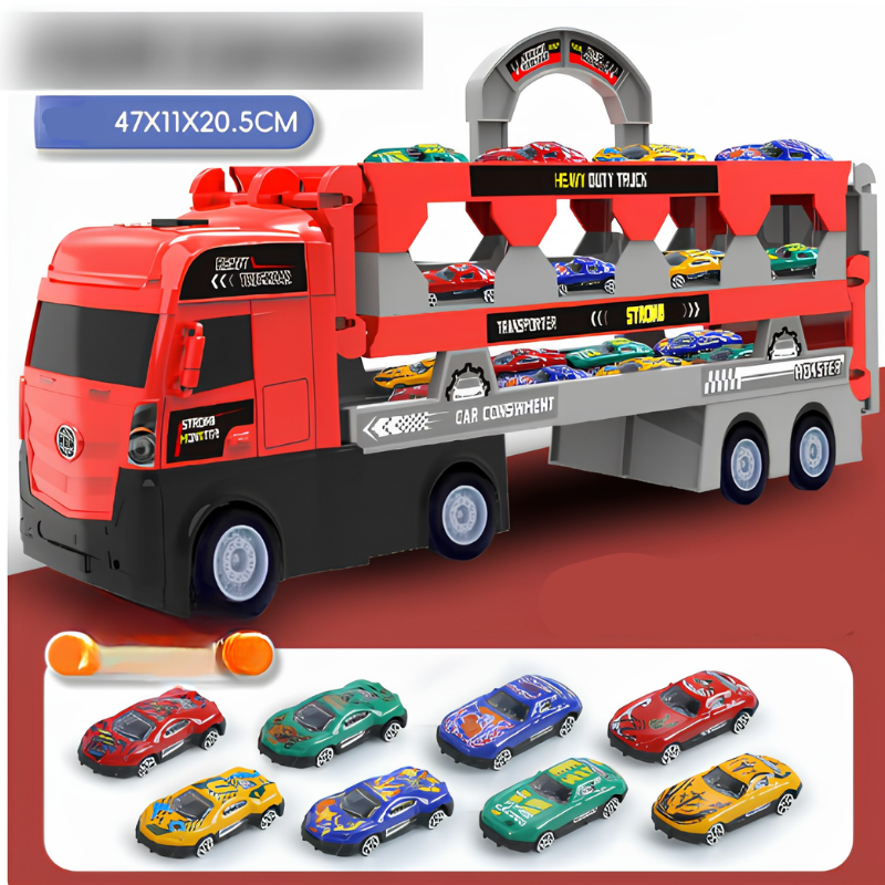 Kletshuts™ MegaTruck - Mega Hauler Truck Med Udkastning Racerbane